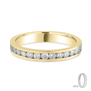 RBC Half Band Diamond Channel Set Eternity