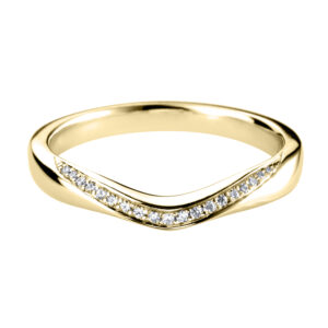 Curve to fit Pave Set RBC Diamond Eternity